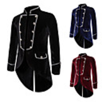 Plague Doctor Punk Gothic Victorian Steampunk 17th Century Winter Coat Trench Coat Men