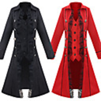 Plague Doctor Punk Gothic Victorian Steampunk 17th Century Winter Coat Trench Coat Women