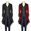 Plague Doctor Retro Vintage Gothic Punk Gothic Steampunk 17th Century Coat Masquerade Trench Coat Women