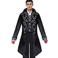 Plague Doctor Retro Vintage Medieval Steampunk Tailcoat Frock Coat Men
