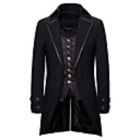 Plague Doctor Retro Vintage Punk Gothic Medieval Steampunk 17th Century Coat Masquerade Tuxedo Men