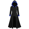 Plague Doctor Retro Vintage Punk Gothic Steampunk 17th Century Coat Masquerade Hoodie Tuxedo Women