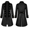 Plague Doctor Retro Vintage Punk Gothic Steampunk 17th Century Coat Masquerade Trench Coat Men