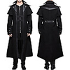 Plague Doctor Retro Vintage Punk Gothic Steampunk 17th Century Coat Masquerade Tuxedo Trench Coat Men