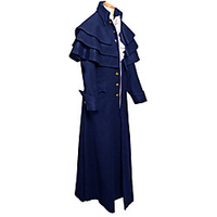 Plague Doctor Retro Vintage Punk Gothic Steampunk 17th Century Coat Masquerade Tuxedo Trench Coat Women