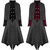Plague Doctor Retro Vintage Punk Gothic Steampunk 17th Century Coat Masquerade Tuxedo Trench Coat Women