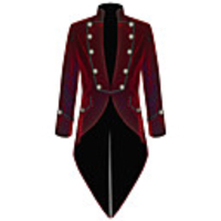 Plague Doctor Retro Vintage Steampunk Coat Masquerade Tuxedo Men