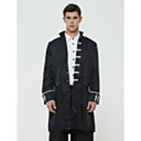 Plague Doctor Steampunk Gothic Style Retro Vintage Punk Punk Gothic Stand Collar Coat Frock Coat Men