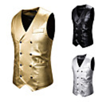 Plague Doctor Vintage Gothic Punk Gothic Steampunk 17th Century Masquerade Vest Waistcoat Men