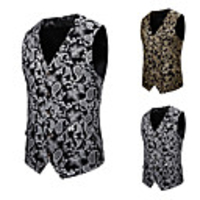 Plague Doctor Vintage Gothic Punk Gothic Steampunk 17th Century Masquerade Vest Waistcoat Men