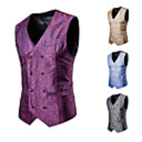 Plague Doctor Vintage Gothic Punk Gothic Steampunk 17th Century Masquerade Vest Waistcoat Men