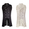 Plague Doctor Vintage Punk Gothic Steampunk 17th Century Winter Masquerade Vest Tuxedo Men