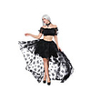 Plague Doctor Vintage Punk Gothic Steampunk Wasp-Waisted 17th Century Dress Tube Top Women