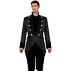 Plague Doctor Vintage Steampunk Winter Coat Masquerade Tuxedo Men