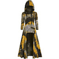Plague Doctor Vintage Vacation Dress Dress Masquerade Hoodie Hoodies Robe Women