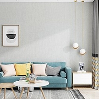 Plain wallpaper modern simple 3D imitation diatom mud living room background Hotel imitation linen pattern PVC waterproof wallpaper miniinthebox