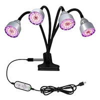 Plant Growth Light LED Full Spectrum USB Power Supply With Table Clip Succulent Fill light Indoor Cultivation Plant Lighting Remote Control Timing Plant Seedling Flower Home Tent miniinthebox