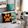 Plant Leaf Printed Pillow Cover Teal Decorative Pillows Throw Pillows Cases Cushion Cover For Sofa Seat Chair Microfiber