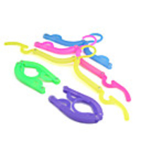 Plastic Folding Foldable Travel Clothes Hanger Rack Set of 5