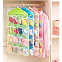 Plastic Normal Multifunction Home Organization,  1set Storage Baskets Hangers Storage Bags