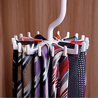 Plastic Portable / Non-Slip / Thickening Tie Hanger,  1pc miniinthebox