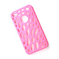 Plastic Protective Case for iPhone 4 (Pink)
