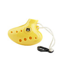 Plastic Whistle Toy Yellow