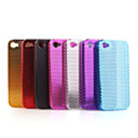 Plated Mesh Protective Case for iPhone4(5 Pack, Random Colors)