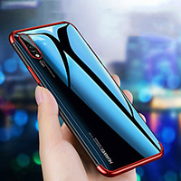 Plating Clear Silicone Case for Huawei Y6 Pro 2019 Y6 2019 Y7 Pro 2019 Y7 2019 case Transparent Soft TPU cover for Huawei Y9 2019 Y5 2019 Mobile Phone Bag