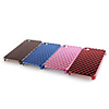 Plating Rhombus Pattern Back Case Cover for iPhone 4 Random Colors