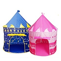 Play Tent Tunnel Playhouse Tent Castle Princess Star Foldable Convenient Lovely Polyester Poly / Cotton Blend Indoor Outdoor Spring Summer Fall Pop Up Indoor/Outdoor Playhouse for Boys and Girls