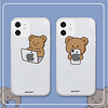 Playing with Logo Case For Apple iPhone 12 12mini 12Pro max Cute Bear iPhone 11 11Pro 11Pro max / iPhone X XS XR Shockproof / Pattern Back Cover Playing with Apple Logo Case for iPhone IX Max iPhone 8plus 7plus 8 7 miniinthebox