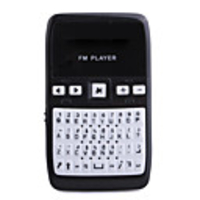 Plug-in Micro SD Card TF Card Reader MP3 Music Player - Black