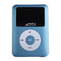 Plug-in Micro SD Card TF Card Reader MP3 Music Player - Blue
