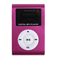 Plug-in Micro SD Card TF Card Reader MP3 Music Player - Red