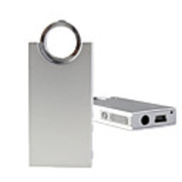Plug-in Micro SD Card TF Card Reader MP3 Music Player - Silver