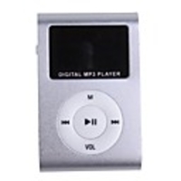 Plug-in Micro SD Card TF Card Reader MP3 Music Player - Sliver