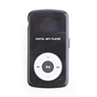 Plug-in Micro SD Card TF Card Reader MP3 Music Player (2GB) - Black