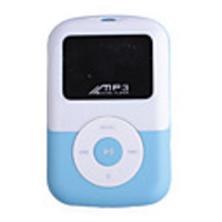 Plug-in Micro SD Card TF Card Reader MP3 Music Player (2GB) - Blue