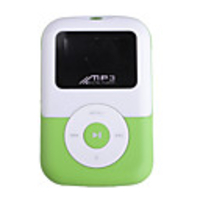 Plug-in Micro SD Card TF Card Reader MP3 Music Player (2GB) - Green