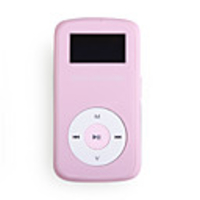 Plug-in Micro SD Card TF Card Reader MP3 Music Player (2GB) - Pink
