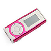 Plug-in Micro SD Card TF Card Reader MP3 Music Player with LCD Displaying - Rose Red