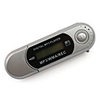 Plug-in Micro SD Card TF Card Reader MP3 Music Player with LCD Displaying - Silvery