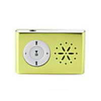 Plug-in Micro SD Card TF Card Reader MP3 Music Player with Mini Speaker - Green