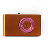 Plug-in Micro SD Card TF Card Reader MP3 Music Player with Mini Speaker Orange