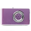 Plug-in Micro SD Card TF Card Reader MP3 Music Player with Mini Speaker Purple