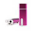 Plug-in Micro SD Card TF Card Reader MP3 Music Player with USB Port - Rose Red