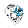 Plum Flower Crystal Ring