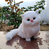Plush Doll Talking Stuffed Animals Plush Toy Simulation Plush Toy Plush Dolls Cat Cute Adorable Lovely Polyester / Cotton Blend 161317 Imaginative Play,  Stocking,  Great Birthday Gifts Party Favor