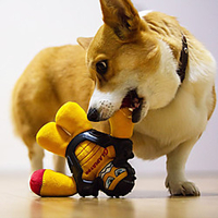 Plush Toy Interactive Toy Dog Toy Dog Play Toy Sqeauking Toy Dog Pet Friendly Pet Exercise Releasing Pressure Plush Fabric Gift Pet Toy Pet Play miniinthebox